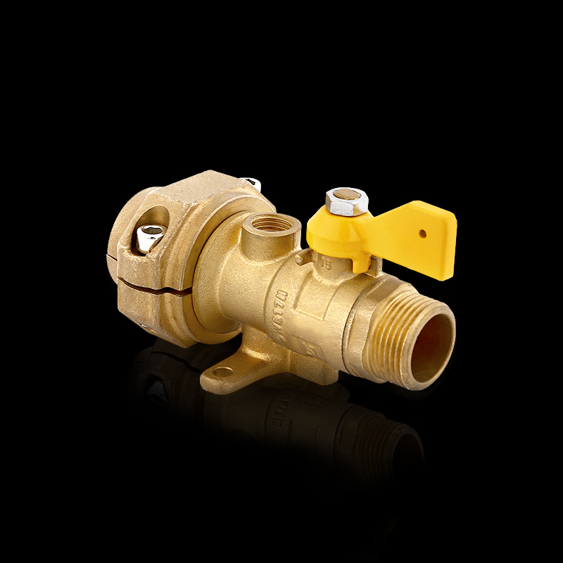 Wall Mount Φ20 Φ32 Gas Valve For Polyethylene(PP) Metal Piping