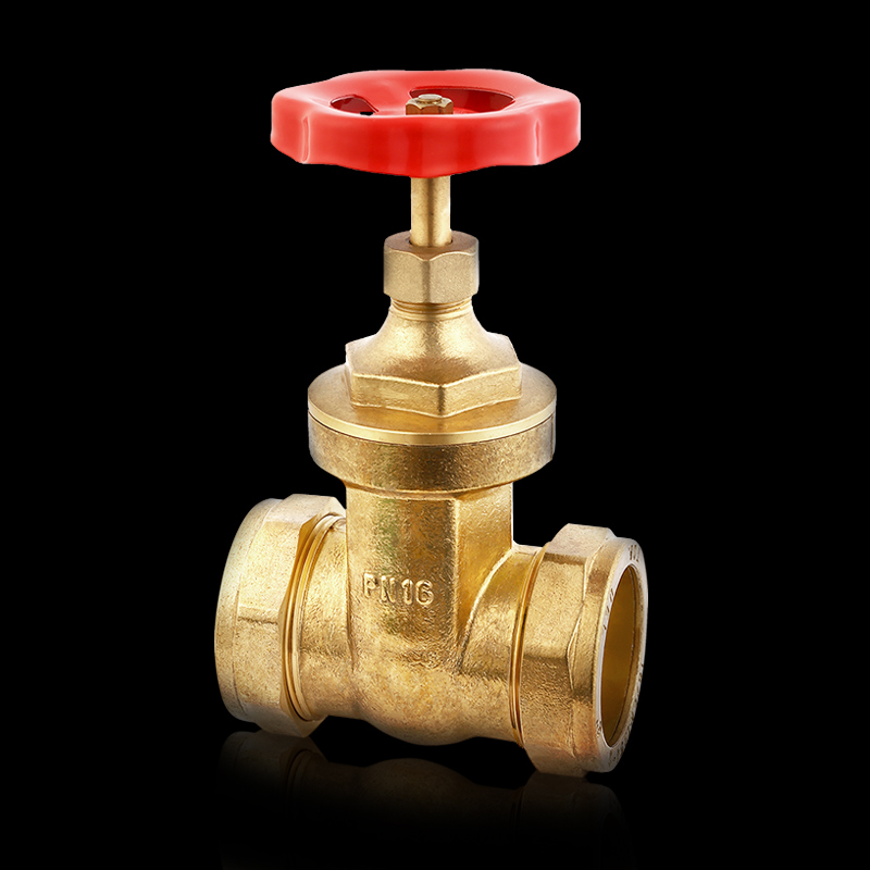 Heavy Pattern Steel Hand Wheel Brass Gate Valve